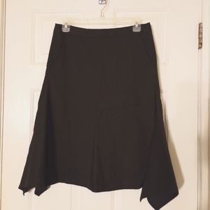 BCBG Maxazria A-Line, Pin-Striped, Skirt with Pockets